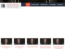 Tablet Screenshot of garykollinlaw.com